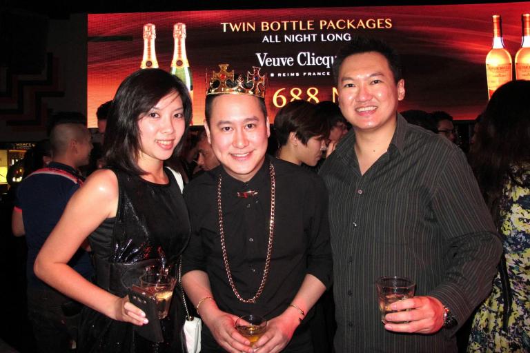 Crystal and I with the birthday boy