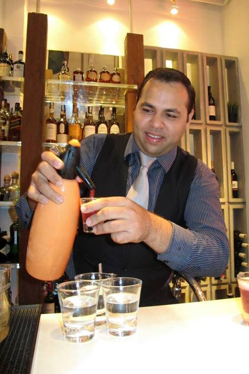 The cocktails were concocted by mixologist Timothy Jason, who's a familiar face in the mixology scene