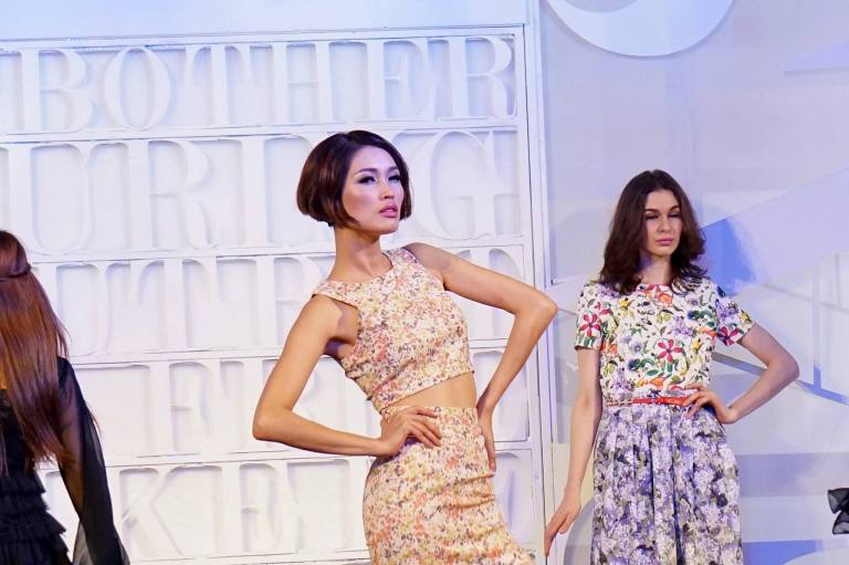 Amber Chia was the celebrity model for the show