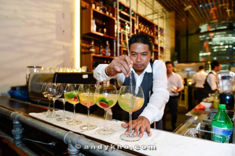 We got to drink three (3) different types of cocktails made with sherry