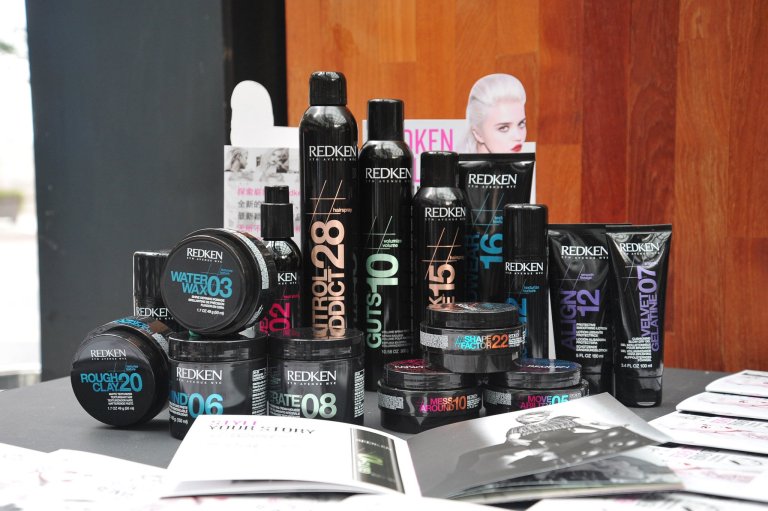 Redken 5th Avenue NYC presented a full range of styling products with a new packaging which is shiny, edgy, sleek, colour coded by end result, numbered by level of control and is complete with new formulae to help consumers create the latest styles and on-trends looks