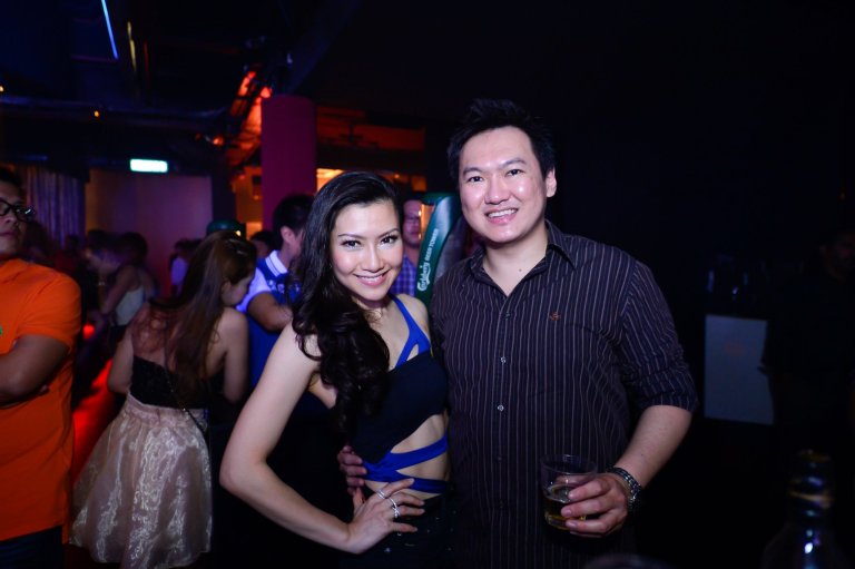 With Veron - my partner in crime for the night