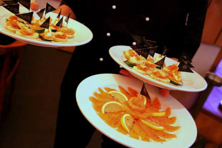 Delicious smoked salmon by Borneo Harvest. Their supply of salmon is of a high grade variant and is even served to the British royal family!