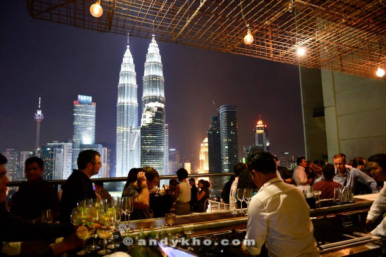 The view from the bar