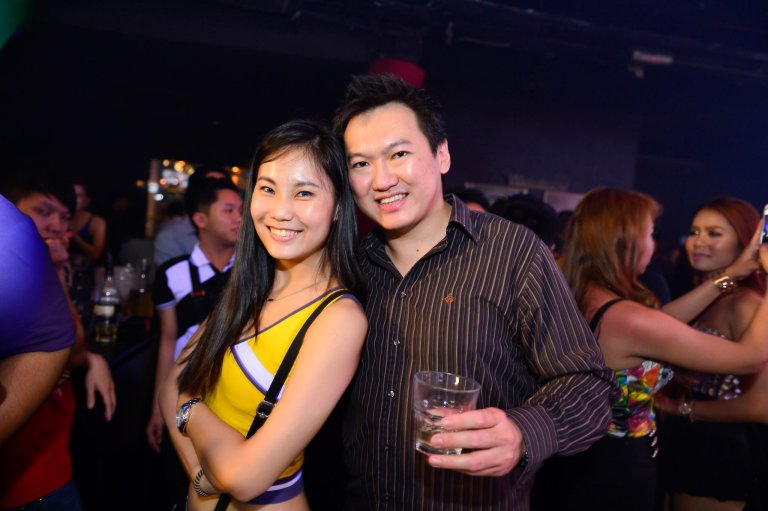 While Andy brought along Sandy for the party