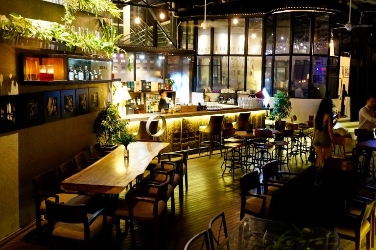 Malt & Leaf which is a cigar lounge