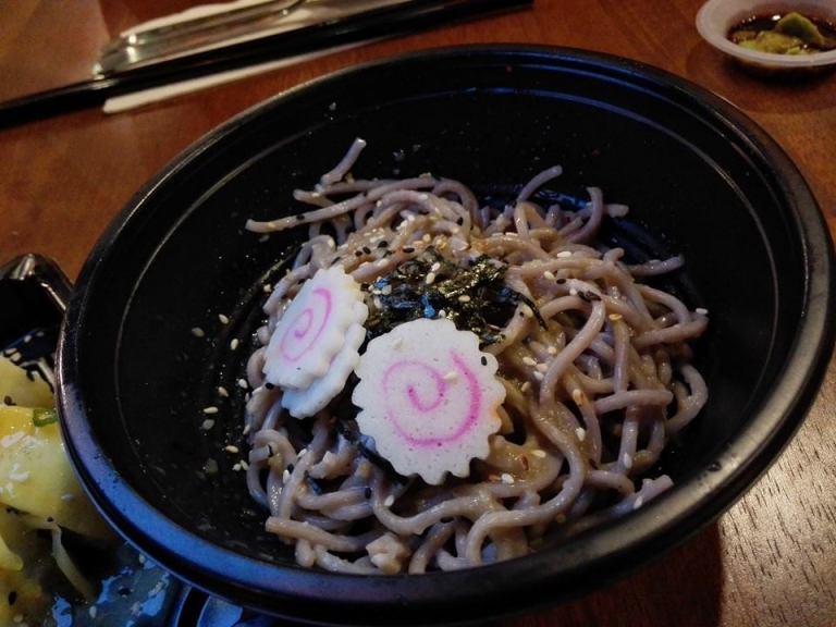 The soba in a box which I had out of the box