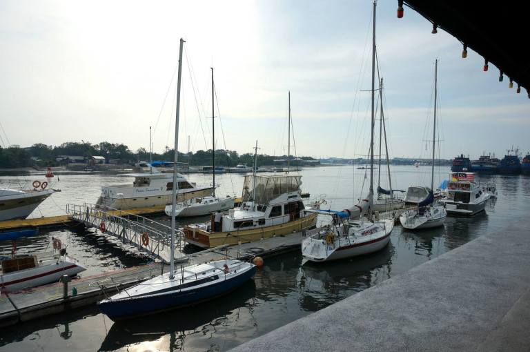 There were a couple of yachts moored at the Royal Selangor Yacht Club and we were wondering which we were going to be sailing on