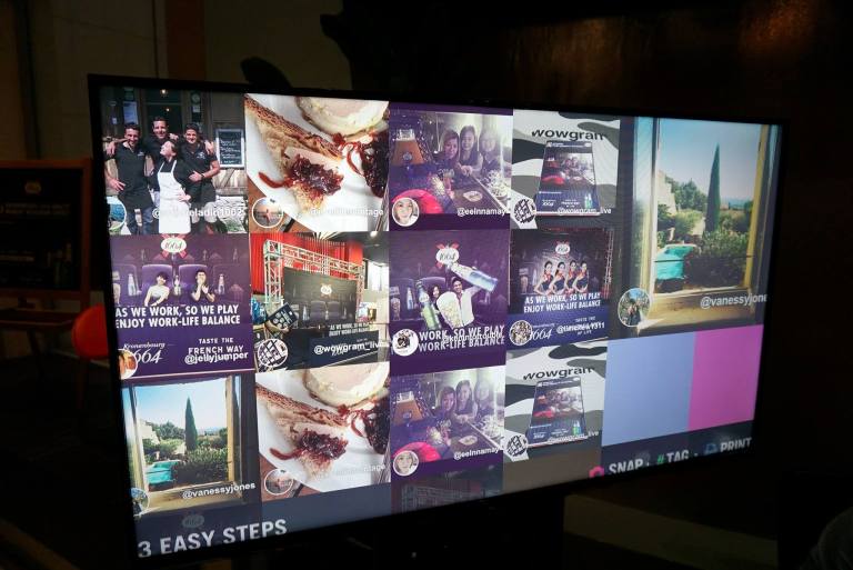 There was also a photobooth there that printed out all the photos taken with the K1664my hashtag