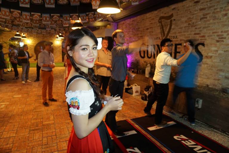 The Tavern actually has 2 electronic darts machines and we guests were busy challenging each other