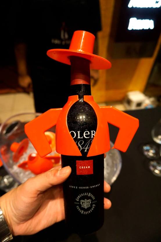 Even sherry bottles have "clothes"