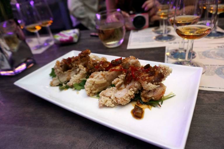 Some food to line the stomach before the tasting. Drink on an empty stomach at your own peril.