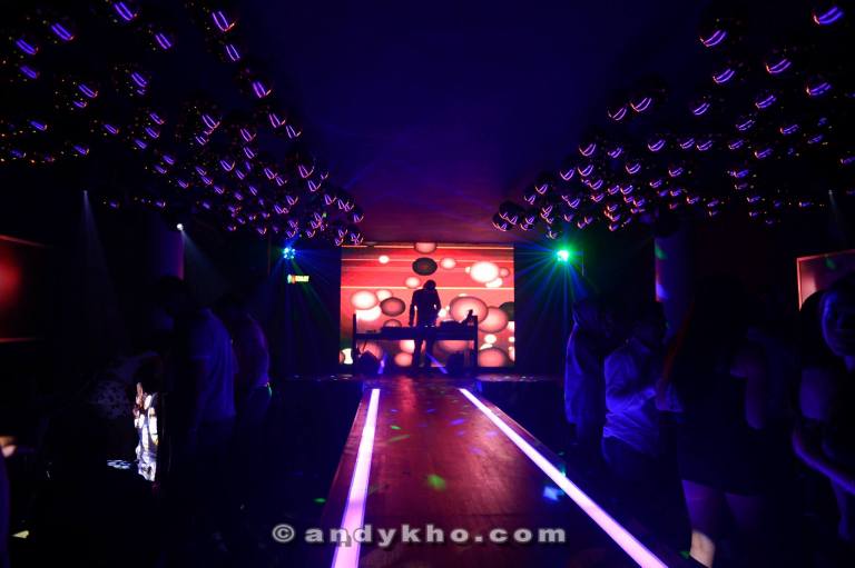 The interior features plush sofas on the sides and a runway in the centre making this an ideal place for fashion shows