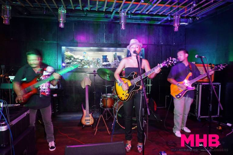 The live band was pretty good and played some upbeat numbers