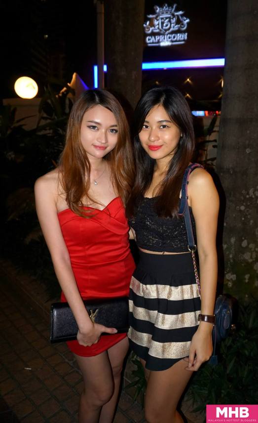 Spotted Hanli Bubu and her cute friend outside the club