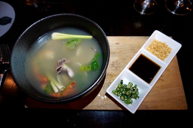 Signature Clear Coconut Seafood Soup