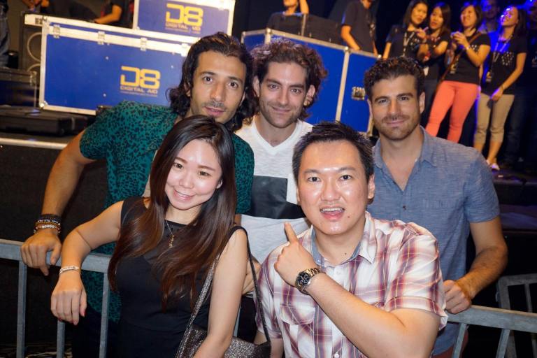 Sally and I managed to take a pic with Magic! after the show!