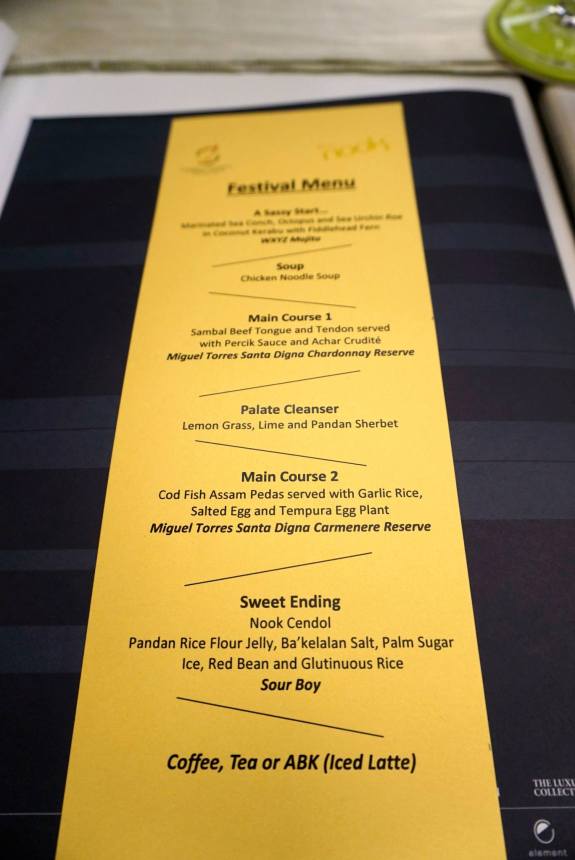 I was quite intrigued by the menu. Seemed like it was going to be a fusion feast!