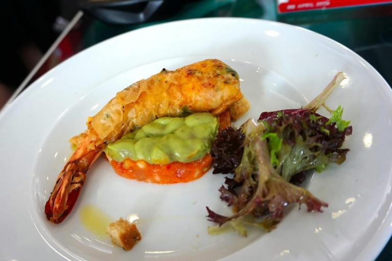 After which a delicious lunch was served! Great food and everyone was tucking in happily!