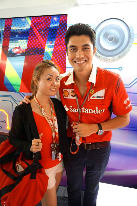 Henry Golding was the host for the event and girls were queuing up to take pics with him