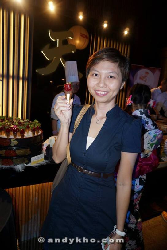 My partner in crime for the night