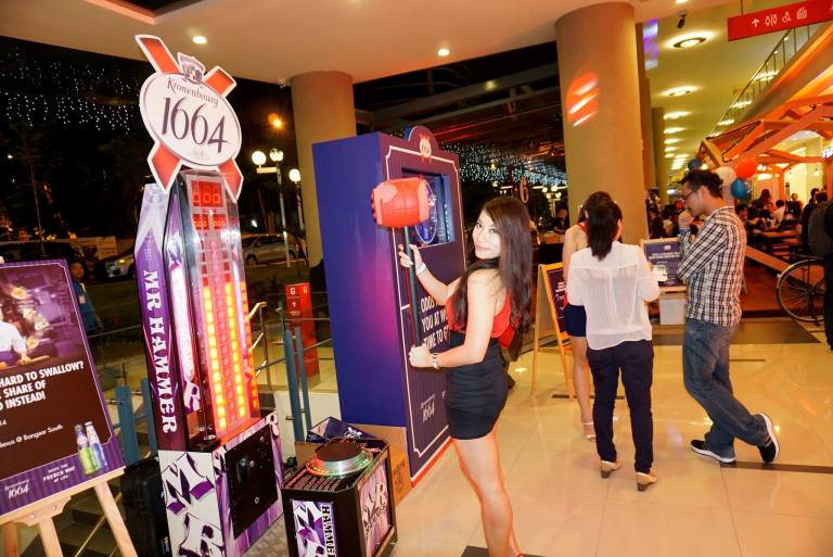 MHB's Sarah gave the Hammer Machine a go