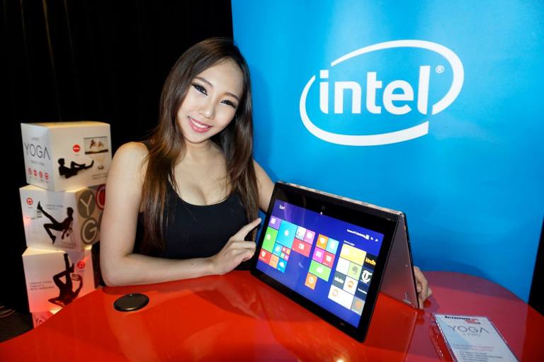 Lenovo Yoga 3 Pro in tent mode