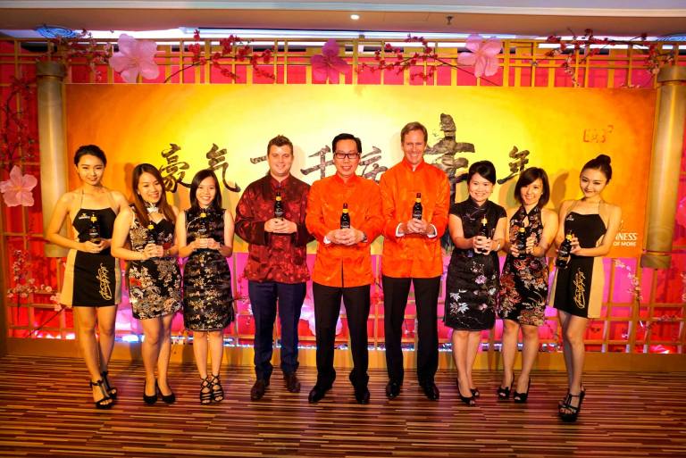 The team from GAB officiating the event