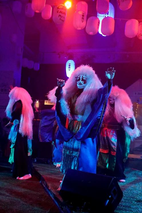 Japanese ghost dance later in the night