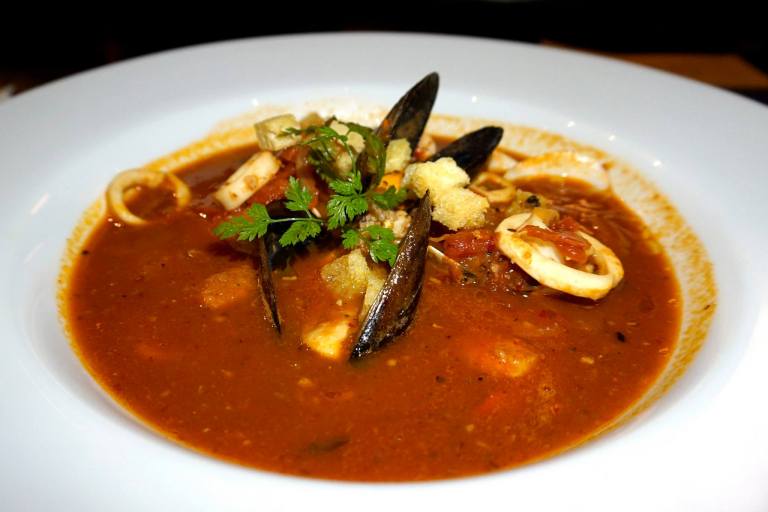 Mediterranean Style Seafood Soup