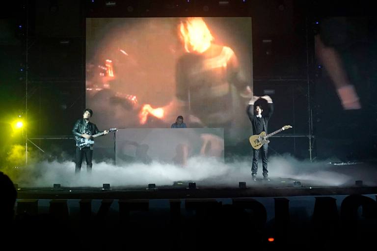 Guitarists Leonard Chua and Kelvyn Yeang, and drummer Nehe Ting.