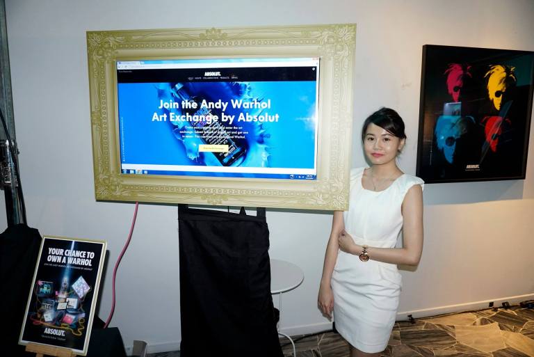 The Andy Warhol Art Exchange by Absolut