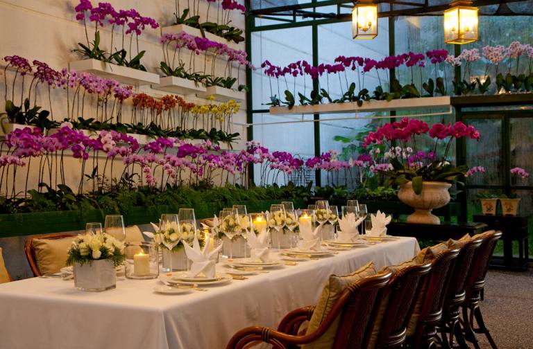 The Orchid Conservatory at The Majestic Hotel Kuala Lumpur
