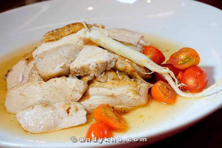 Sous Vide Free Range Chicken and Fresh Ginseng