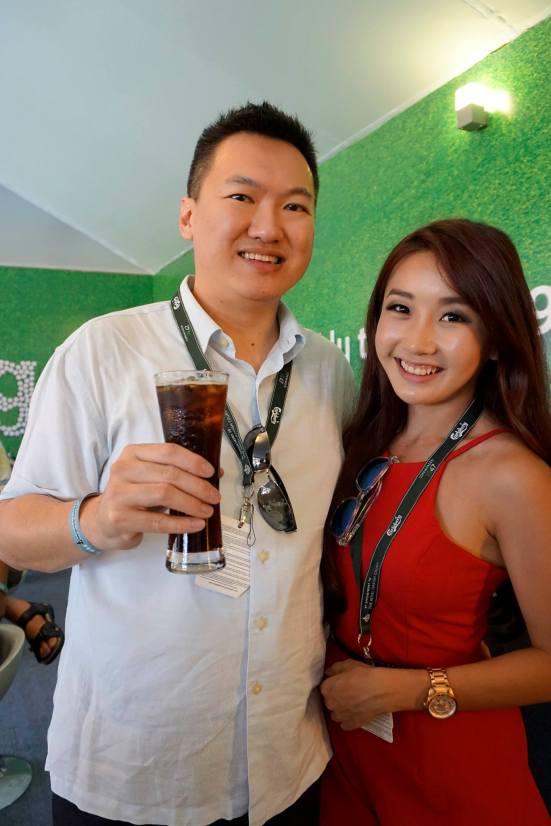 Met my old FHM Girl Next Door 2010 Michelle Lee there. She 's now a presenter on Astro SuperSports!