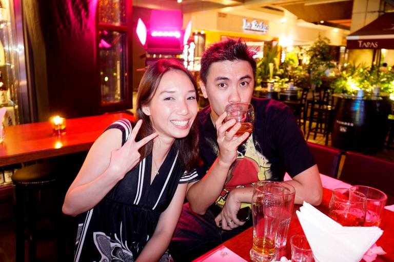 Naomi with Michael Cheang from The Star