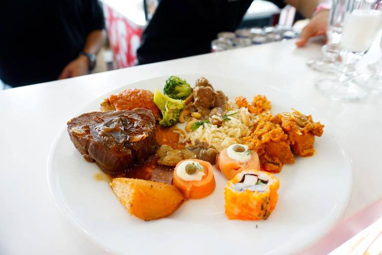 There was lots of delicious food throughout the day