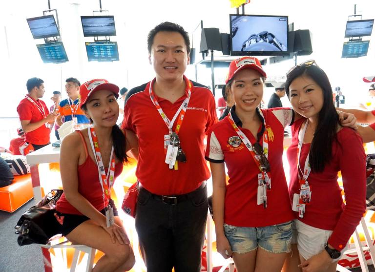 With me for the day were my guests - Annie, Pei Shyen and Grace