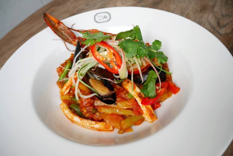 Seafood Freekeh Paella