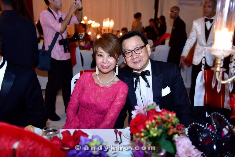 Winnie Loo and friend at the dinner