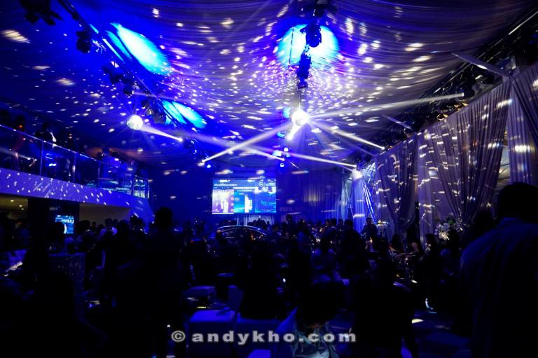 Later in the night the party was in full swing!