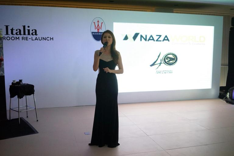 Once inside the newly renovated showroom, we were ushered upstairs for dinner. Popular TV personality and model Julie Woon was the MC for the evening.