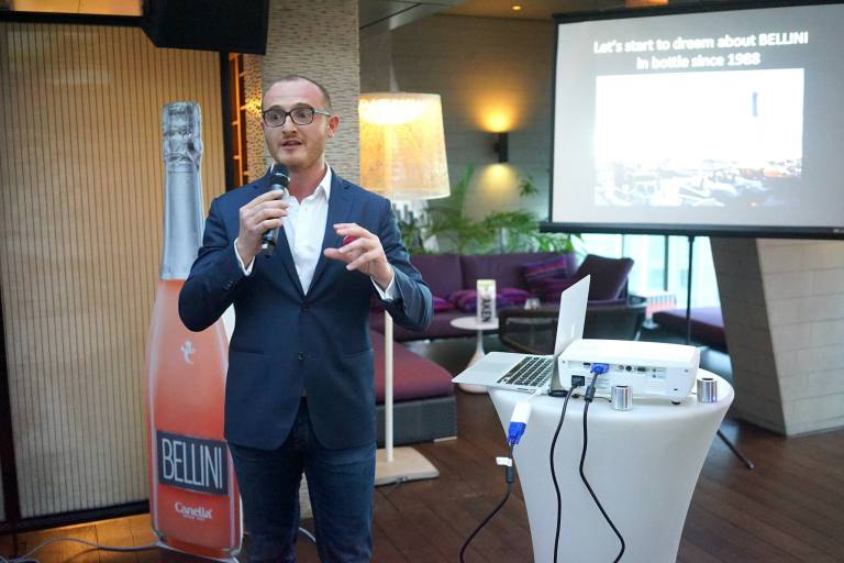 The principal sharing a bit about Canella Bellini