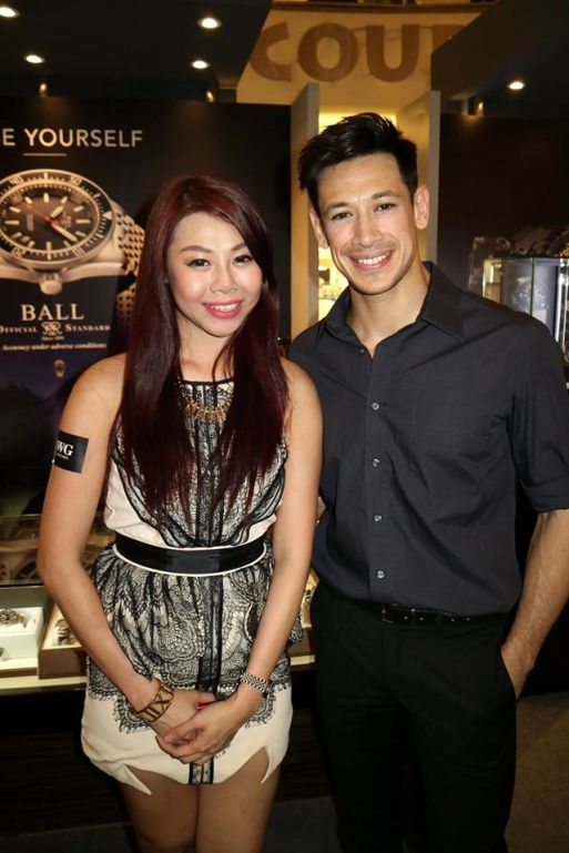 Evonne with Peter Davis