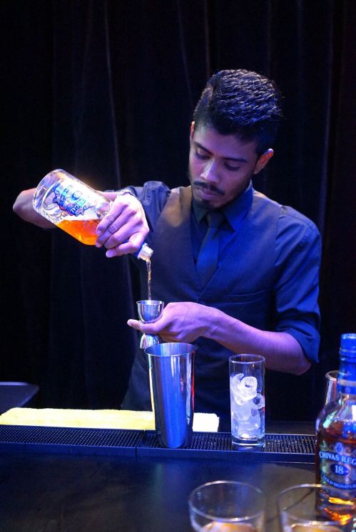 Bartender from Hyde in action