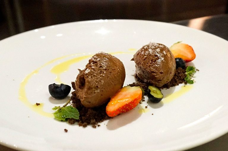 Chocolate & Coffee Cremeux - 70% noir dark chocolate cream with olive oil & maldon sea salt - RM19.00