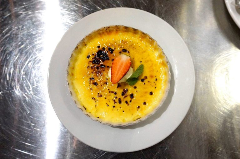Creme Brulee - creamy custard topped with a paper caramel crust - RM17.00