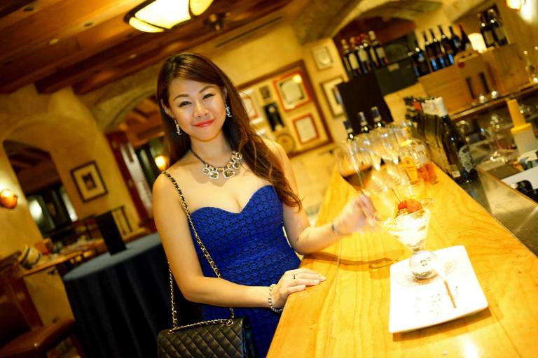 We also celebrated Evonne's birthday there with a candle on a beautiful dessert!