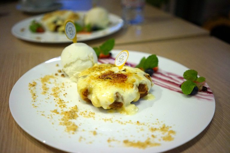 Musang King Durian Series waffle - a slice of heaven for the durian lover!