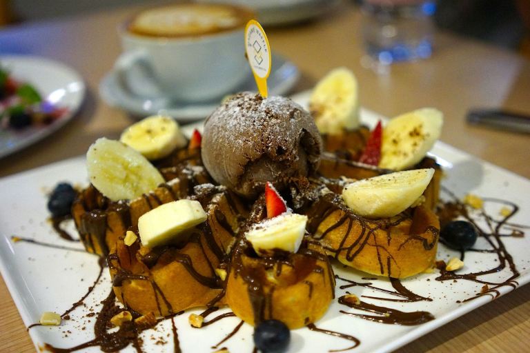 Another experimental crispy waffle that was really delicious! Hope this one comes out in the menu soon!